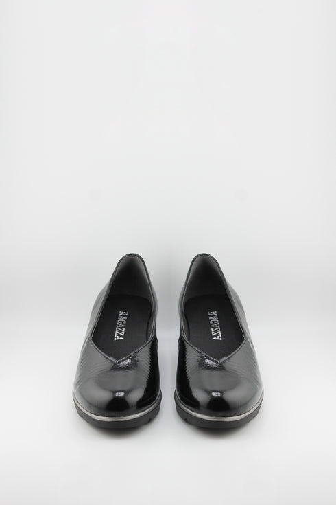 Ragazza Leather Slip-On Wedge Loafers